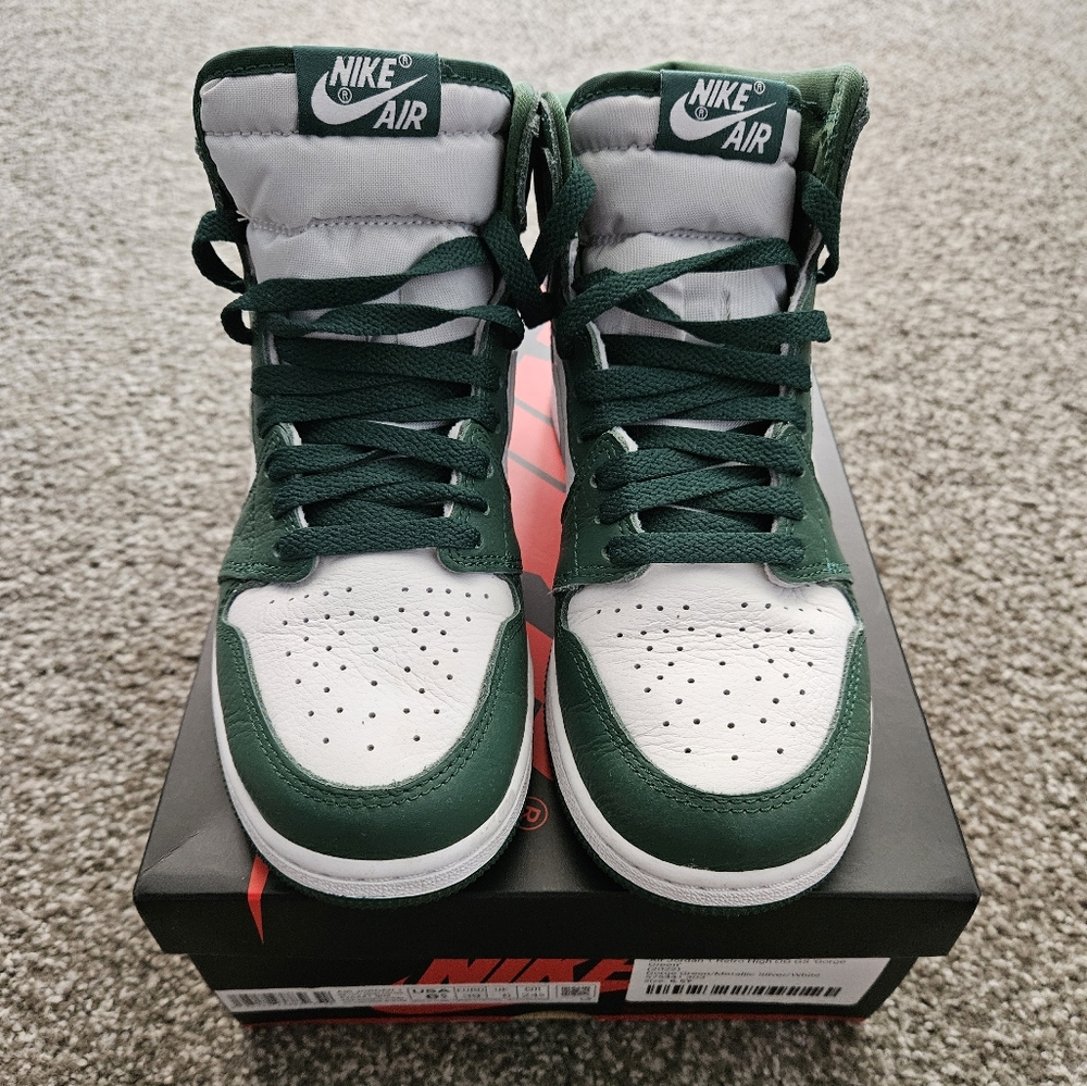 Air Jordan 1 Retro High ‘Gorge Green' 6.5y, 8w